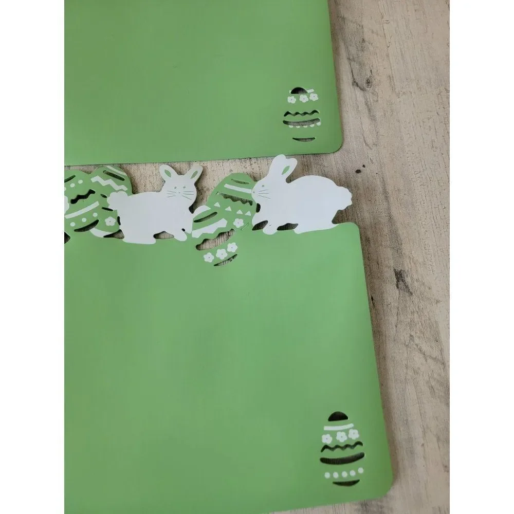 Green foam Easter placemat egg‎ set home decor